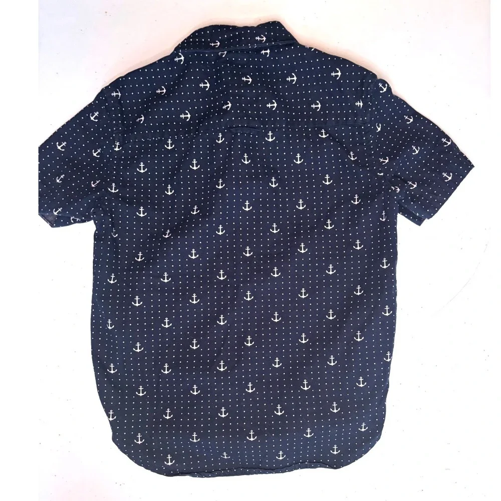 Cactus Boys Anchor Shirt & Levis 511 Slim Jeans Kids Set 4T Navy Blue Excellent
